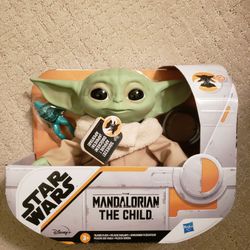 ***Star Wars*** Collectible The Mandalorian The Child Baby Yoda Grogu Talking Plush Doll