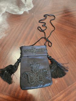 Vintage Ali MacGraw Milagro Embroidered Satin Evening Bag - Limited Edition