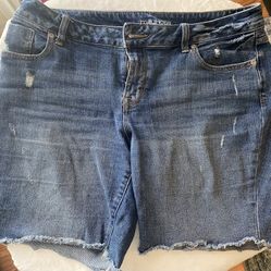 Maurice’s Distressed Blue Jean shorts
