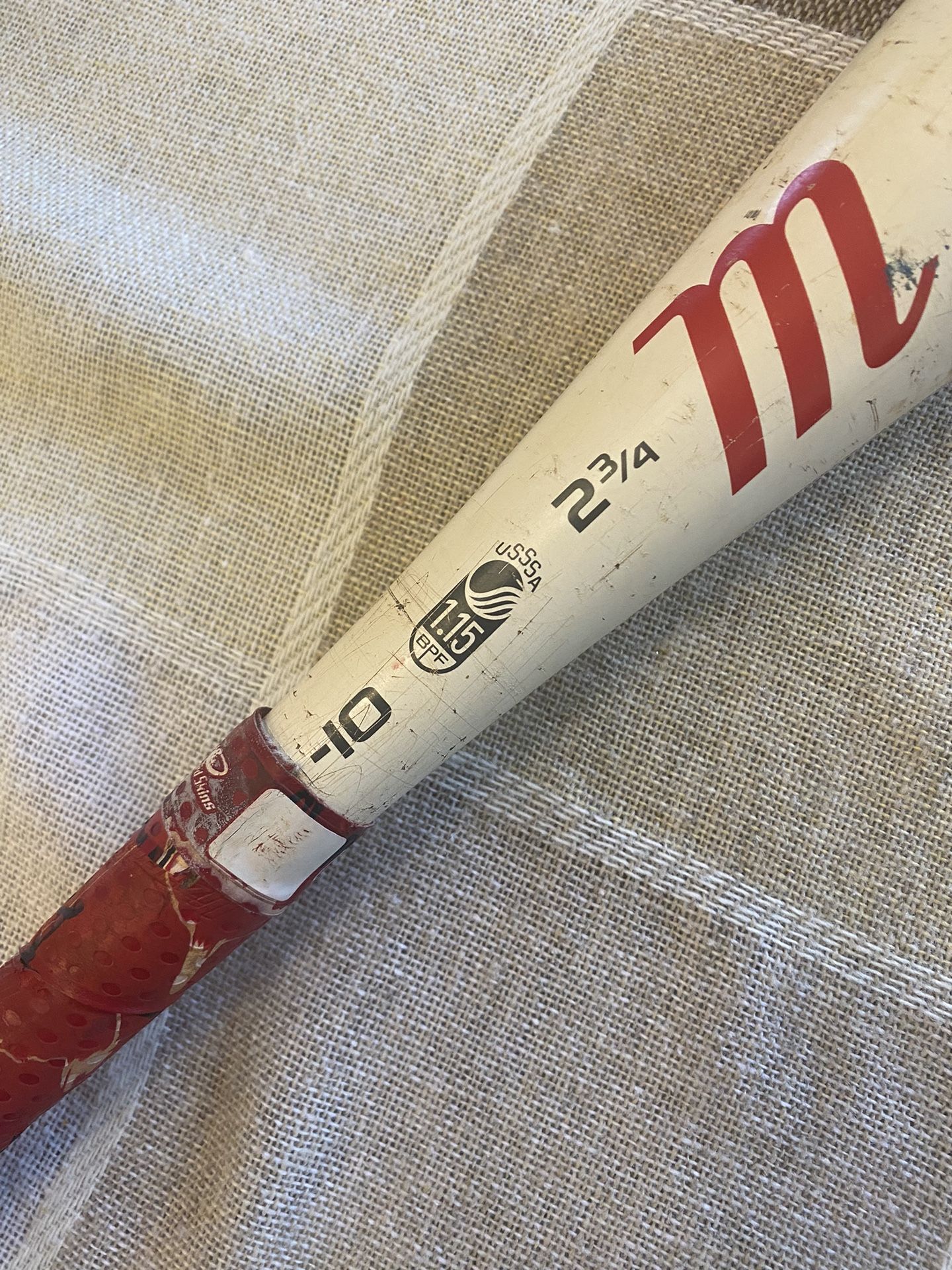 Marucci Base Ball Bat With Helmet