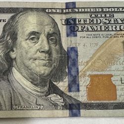$100 Bill  LL 1(contact info removed)* 