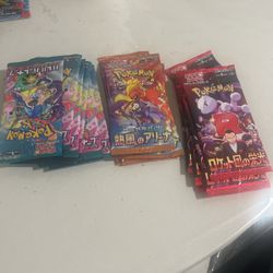 Pokemon Japanese Packs 
