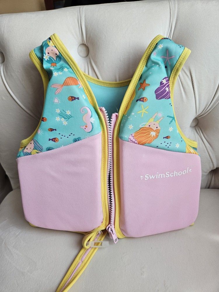 Girls Swim Vest 2-4years