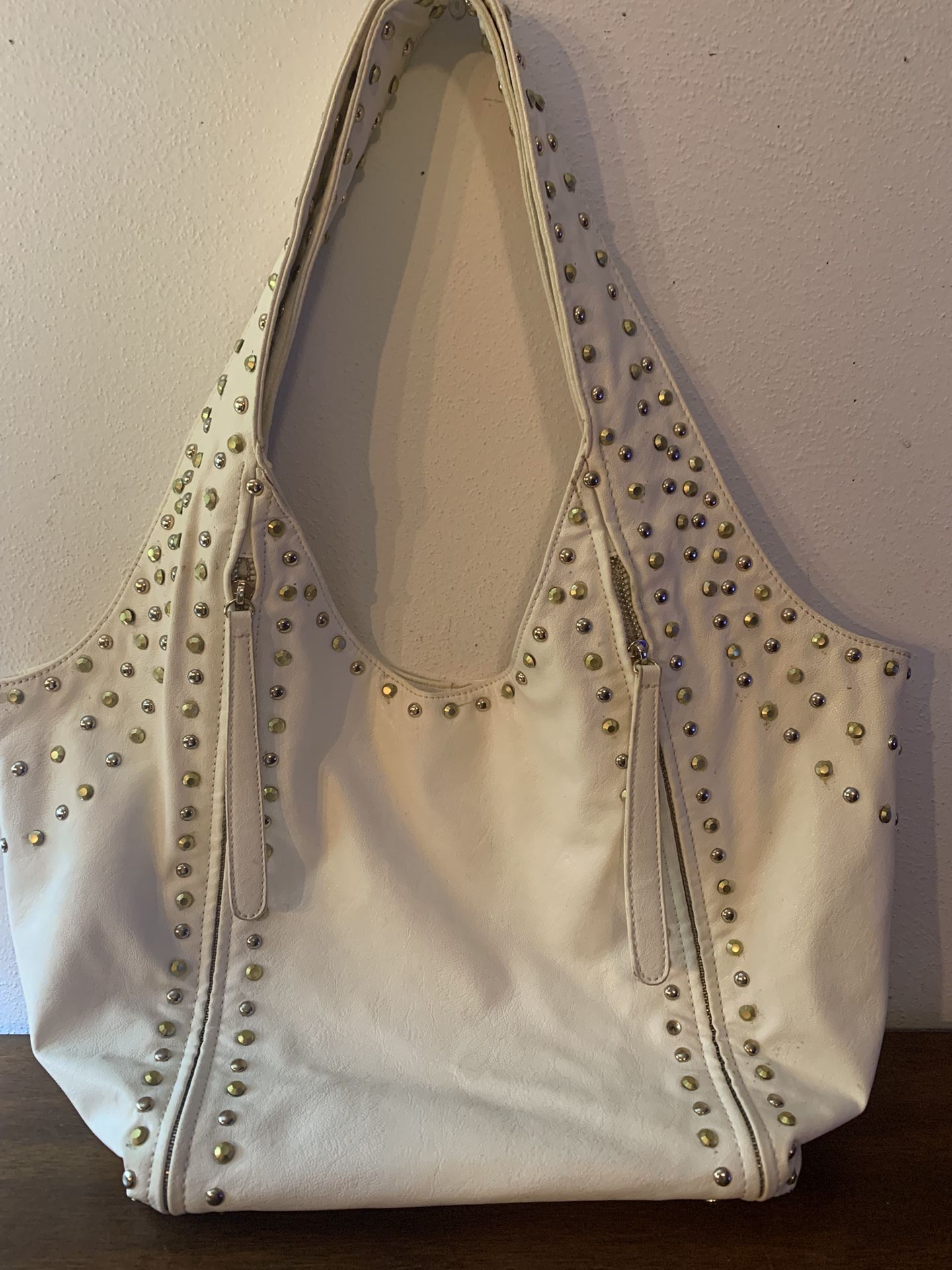 Designer Large Ladies Studded Purse/Tote