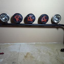 KC LIGHTS AND KC MOUNT FOR 2012 JEEP WRANGLER 