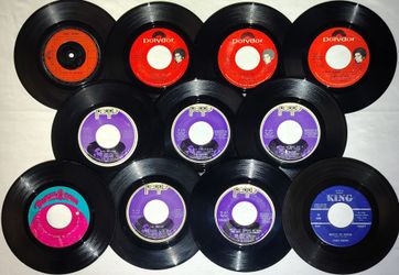 James Brown & Friends 45 Lot of 11 VG++ avg condition mostly 70s RAW FUNK VOCAL
