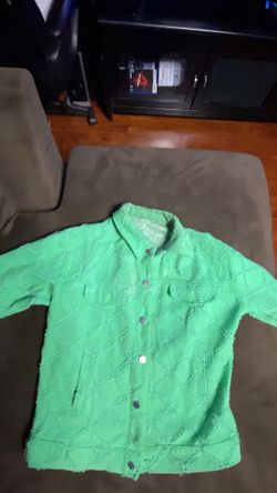 Green Jean Jacket 