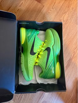 Kobe 6 Grinch size 9