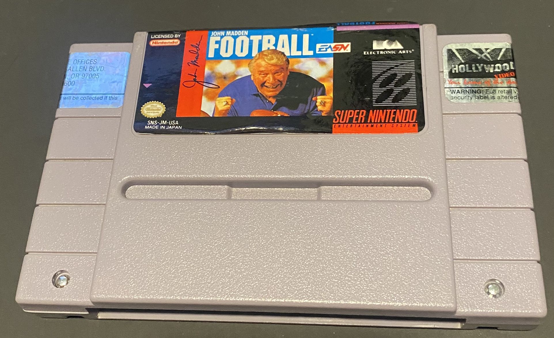 Madden Football Super Nintendo