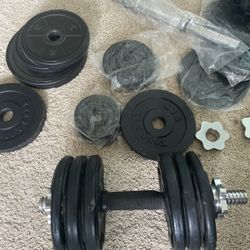 Weights Dumbbells,  Need Gone Fast