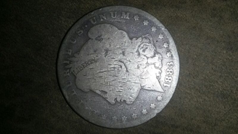 1883 Morgan dollar
