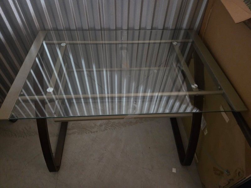 Glass Desk
