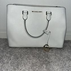 White MK Bag