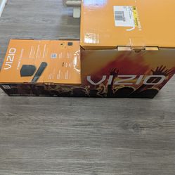 Brand new in box never opened Vizio 2.1 sound bar and woofer 4k entertainment