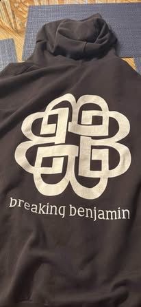 Rock/Metal Breaking Benjamin Zip Hoodie