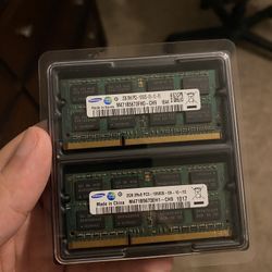 2x2GB SODIMM RAM For iMac MacBook Pro Etc
