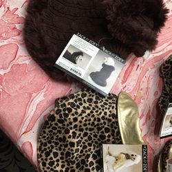 Puppy Coats And Cable Knit Poncho