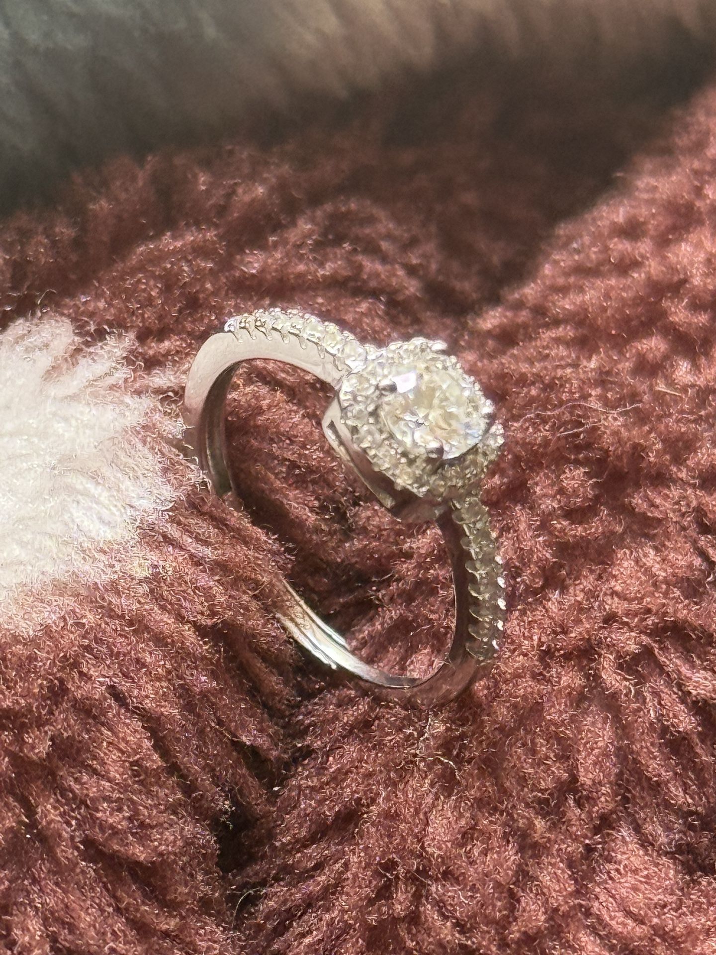 Beautiful Moissanite Wedding Ring From Grandma