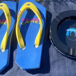 Camel Cigarettes Advertising Ashtray & Flip Flops