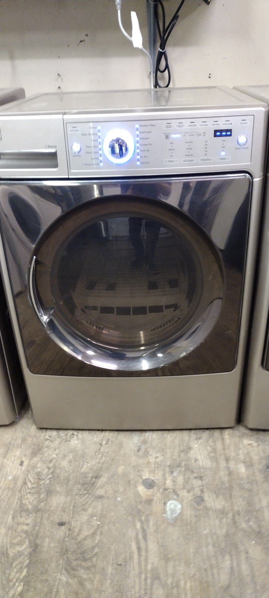 Kenmore Elite Tan FrontLoad Washer & Electric Set Only Left Stackable