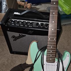 Guitar Amp, And Foot Switch