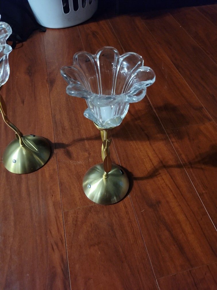 USB Dimmer Flower Glass Light