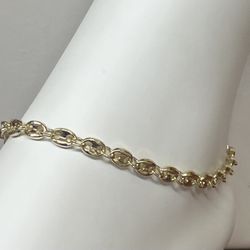 women anklet-14k premium gold plated  ‼️water resistant‼️