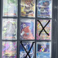 Various Japenese Pokemon Cards