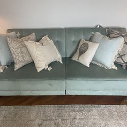 Green Velvet Sofa Convertible