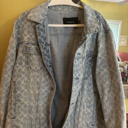 Coach Jean Jacket (never worn) 