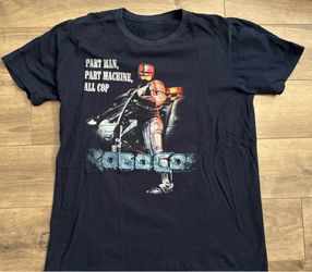 Robocop T-shirt Large Movie Licensed Official Part Man Part Machine All Cop