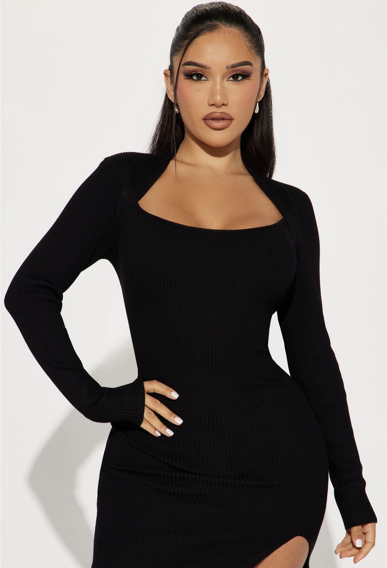 fashion nova slit dress