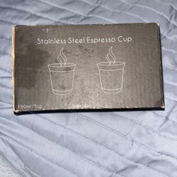 Easy works Stainless Steel Espresso Cups