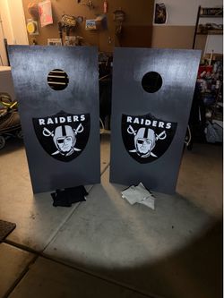 Raiders Cornhole Game