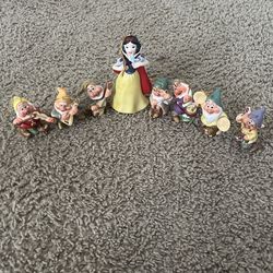 1987 50 Year Anniversary Snow White & the 7 Dwarves Collectible