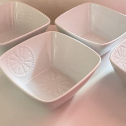 Marissa Square Bowls (4) princess house