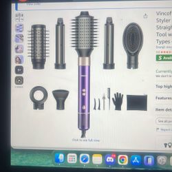 7-in-1 Hair Dryer Brush And Style Set 