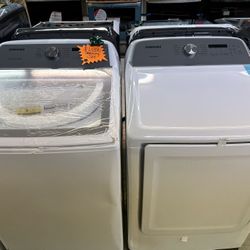 Samsung Top Load Washer And Dryer Set 9C 
