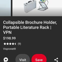 Portable Literature Stand
