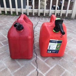 2 - 5 Gallon Gas Cans