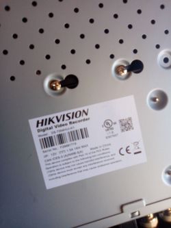Hikvision DVR 4 ch 5MP 1TB HDD included