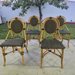 Palecek Bamboo Chairs/ Palecek sillas de Bamboo