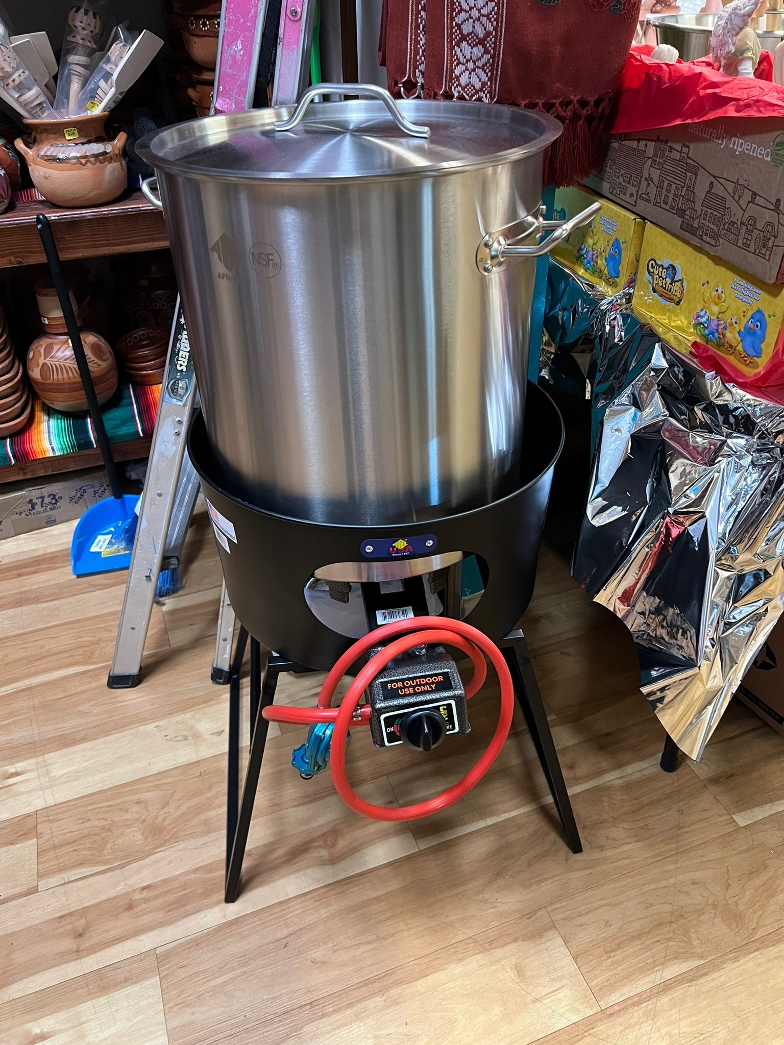 baporera de 64 Qt 240 todo el set