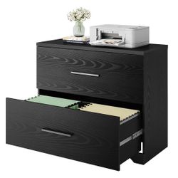 New DEVAISE 2 Drawer Wood Lateral File Cabinet with Anti-tilt Mechanism