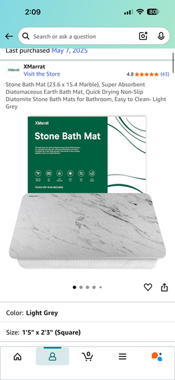 Stone Bath Mat