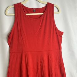 red women's dress Size XL