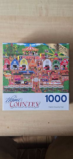 Home Country Farm County Fair 1000-Piece Puzzle