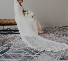White Lace Chapel Veil