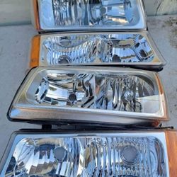 03-06 Chevrolet Silverado Avalanche Headlights Luces Micas Calaveras Faros Faroles