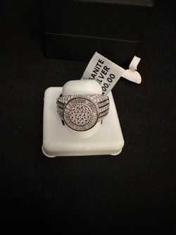 4ct moissanite 925 solid sterling silver ring